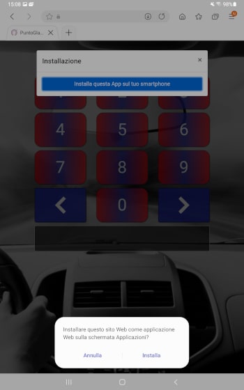 Installazione web app Android by Fabitech